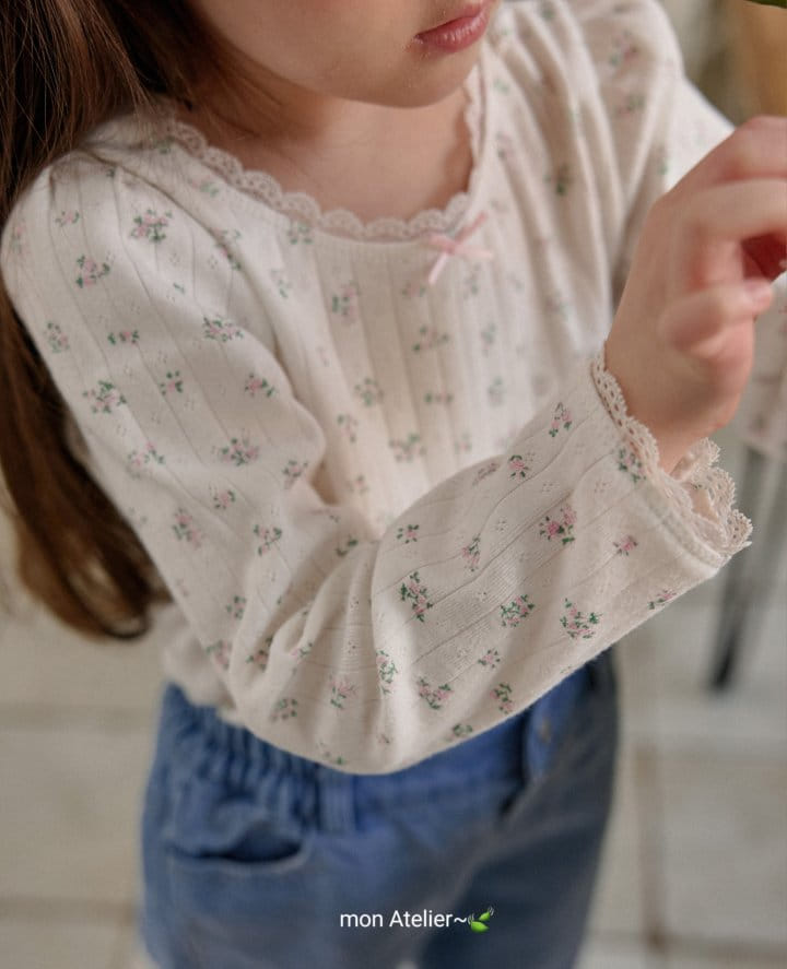 Mon Atelier - Korean Children Fashion - #childrensboutique - Petite Ribbon Tee - 5