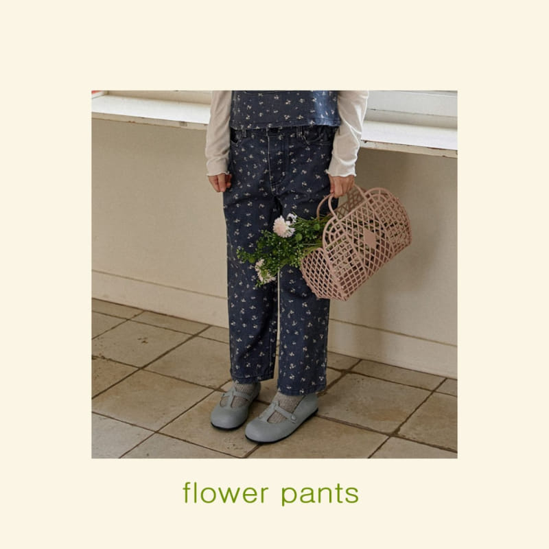 Mon Atelier - Korean Children Fashion - #childrensboutique - Flower Pants - 2