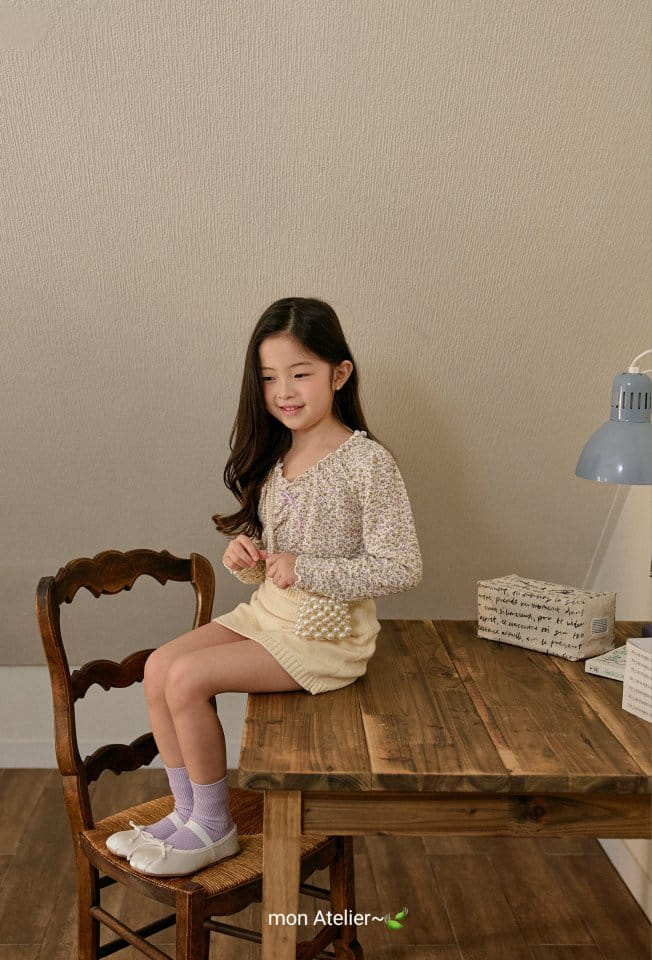 Mon Atelier - Korean Children Fashion - #designkidswear - Pansy Flower Tee - 7