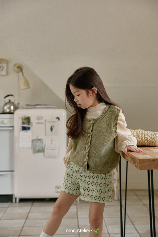 Mon Atelier - Korean Children Fashion - #fashionkids - Scallop Vest - 2