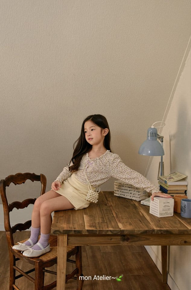 Mon Atelier - Korean Children Fashion - #fashionkids - Pansy Flower Tee - 9