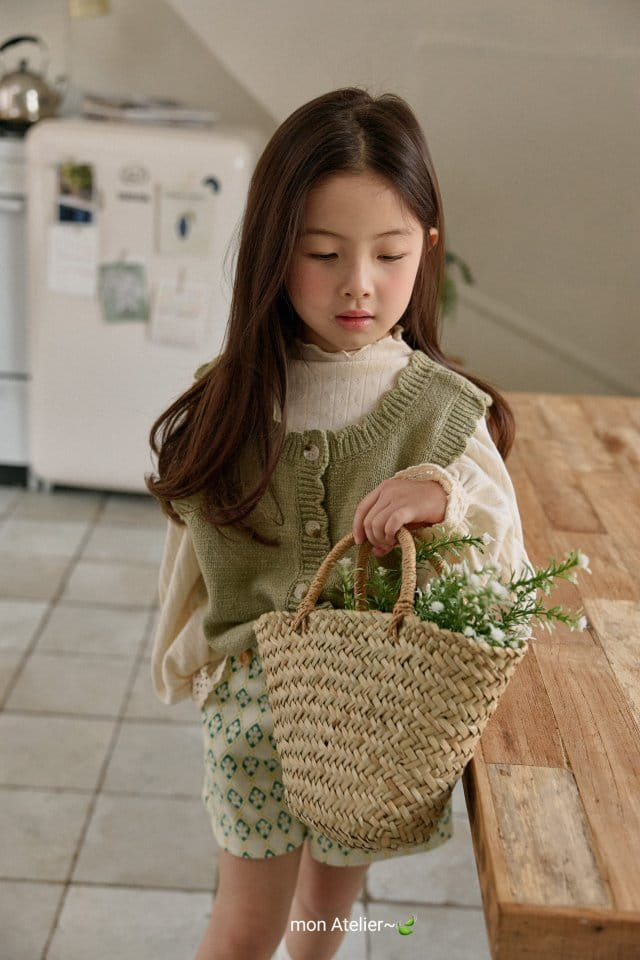 Mon Atelier - Korean Children Fashion - #kidzfashiontrend - Scallop Vest - 5