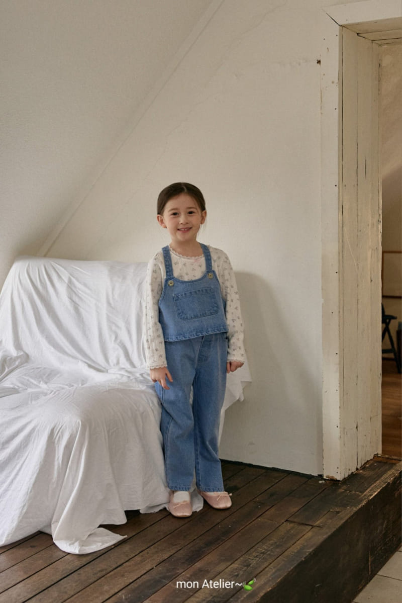 Mon Atelier - Korean Children Fashion - #kidzfashiontrend - Denim Bustier - 7