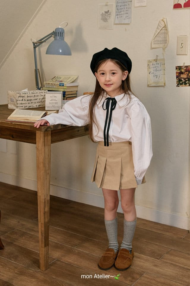 Mon Atelier - Korean Children Fashion - #littlefashionista - Pleats Wrap Pants - 2