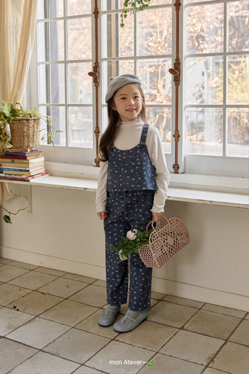 Mon Atelier - Korean Children Fashion - #littlefashionista - Flower Pants - 10