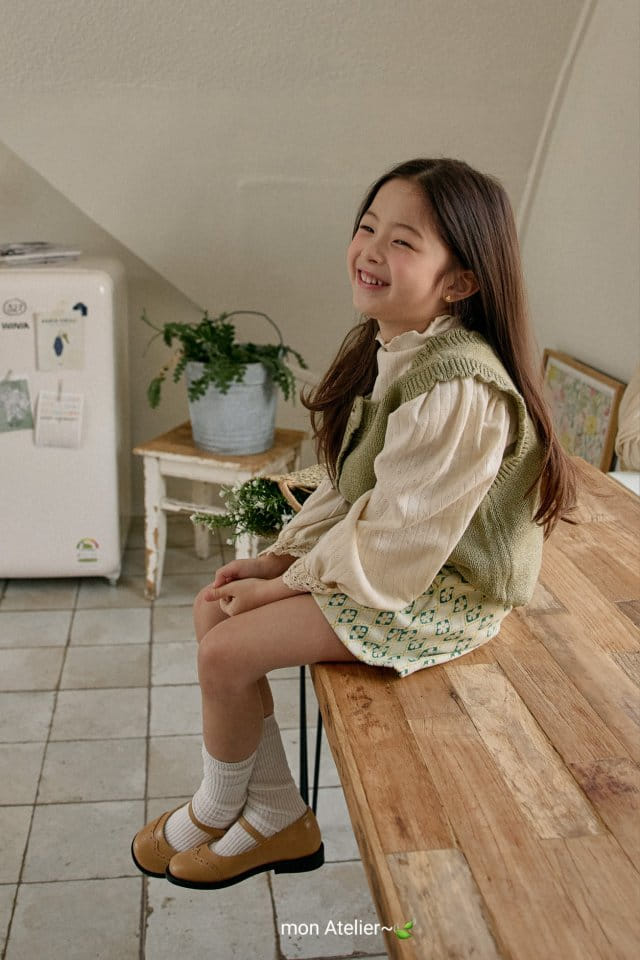 Mon Atelier - Korean Children Fashion - #magicofchildhood - Scallop Vest - 8