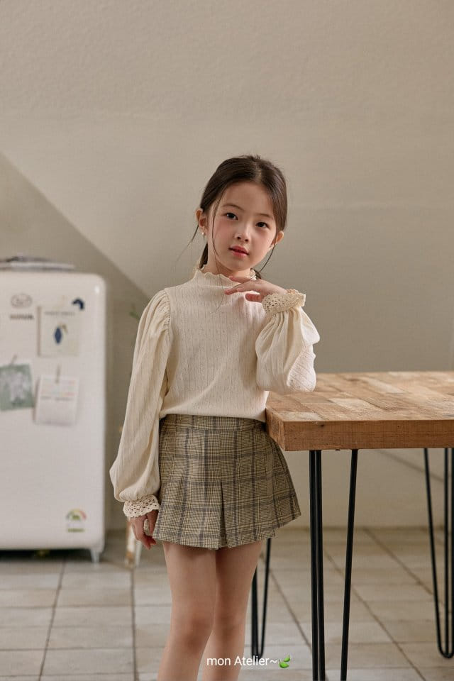 Mon Atelier - Korean Children Fashion - #minifashionista - Check School Pants - 5