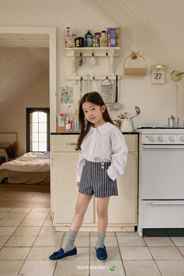 Mon Atelier - Korean Children Fashion - #minifashionista - Marine Shorts - 2