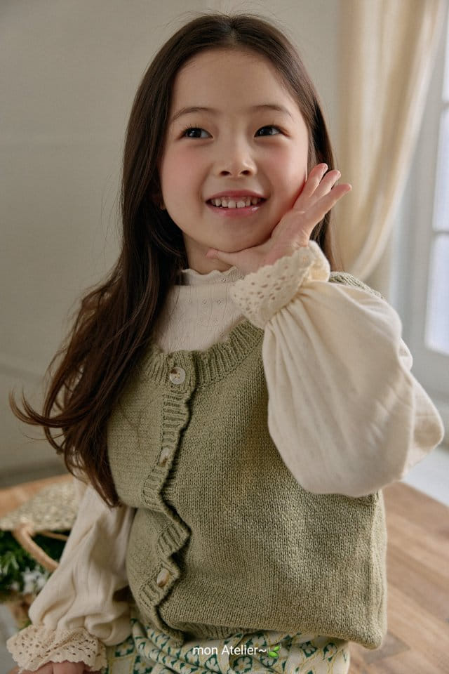 Mon Atelier - Korean Children Fashion - #minifashionista - Scallop Vest - 9