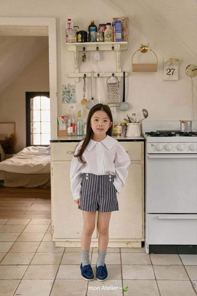 Mon Atelier - Korean Children Fashion - #prettylittlegirls - Marine Shorts - 3