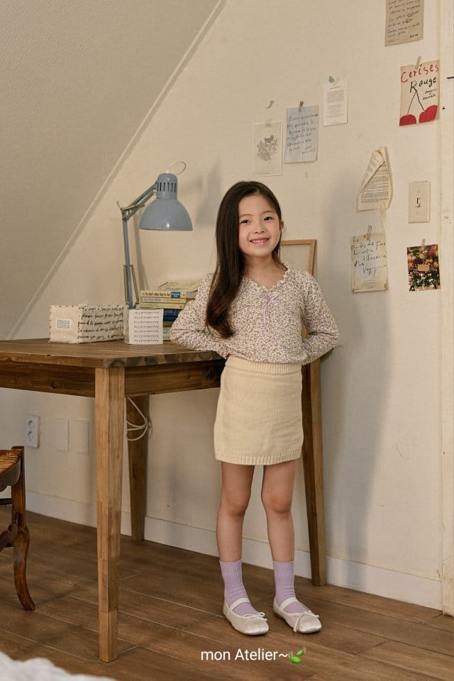 Mon Atelier - Korean Children Fashion - #prettylittlegirls - Pansy Flower Tee - 3
