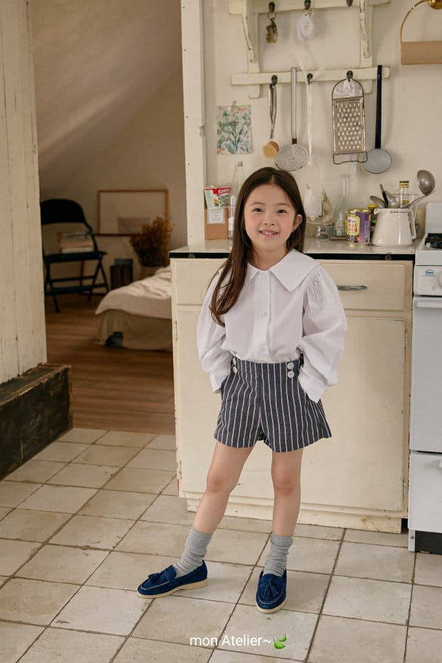 Mon Atelier - Korean Children Fashion - #prettylittlegirls - Marine Shorts - 4