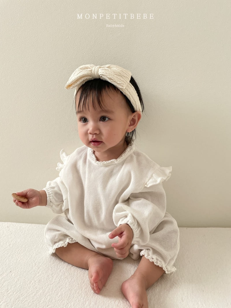 Mon Petit Bebe - Korean Baby Fashion - #babyboutique - Soft Waffle Body Suit - 5