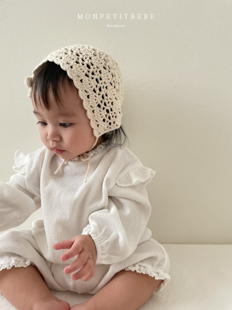 Mon Petit Bebe - Korean Baby Fashion - #babyclothing - Soft Waffle Body Suit - 7