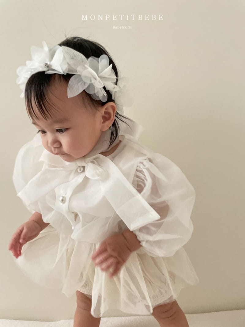 Mon Petit Bebe - Korean Baby Fashion - #babyclothing - Organza Cardigan - 11