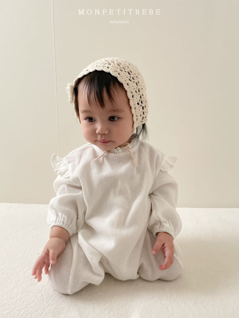 Mon Petit Bebe - Korean Baby Fashion - #babyfashion - Soft Waffle Body Suit - 8