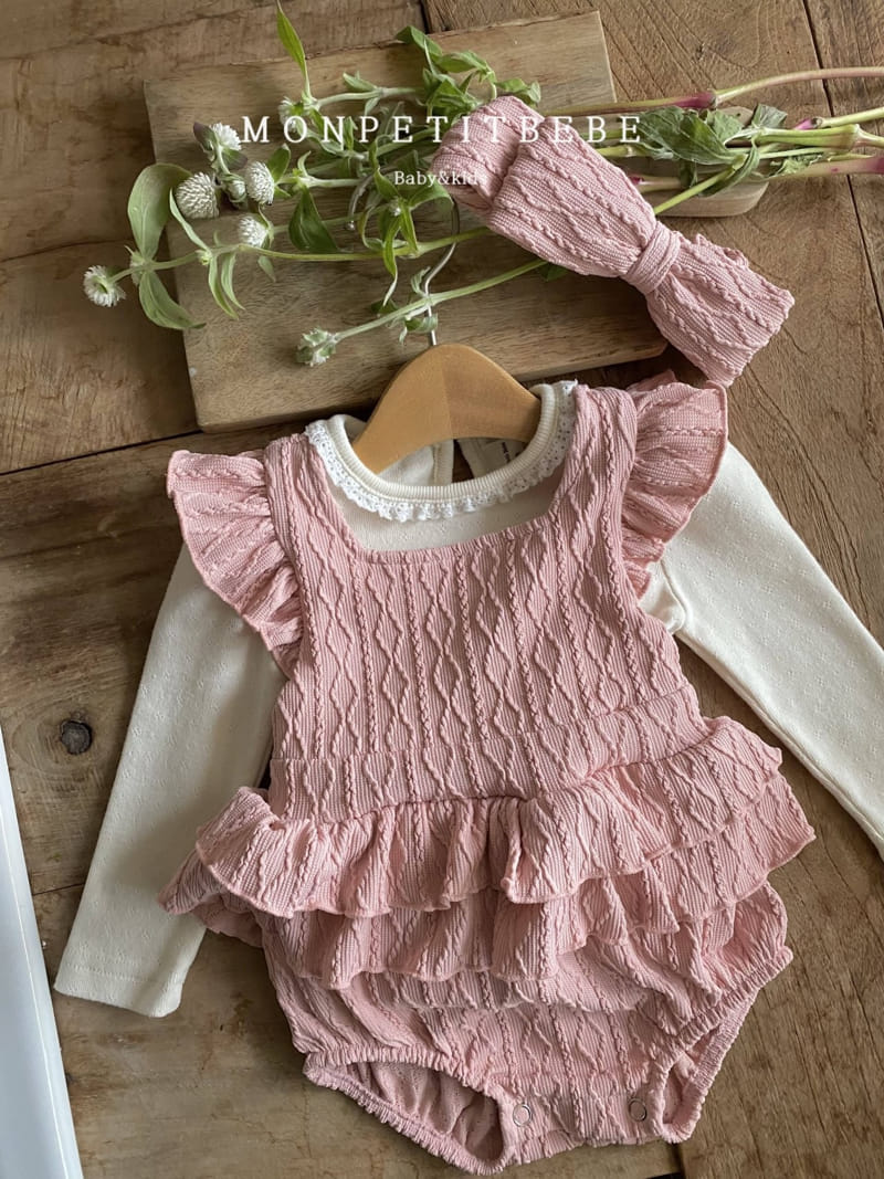 Mon Petit Bebe - Korean Baby Fashion - #babyfever - Rose Can Cang Bodu Suit - 10