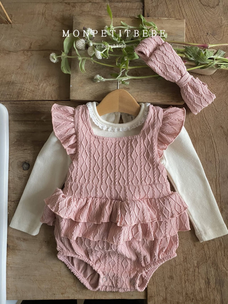 Mon Petit Bebe - Korean Baby Fashion - #babywear - Rose Can Cang Bodu Suit - 2