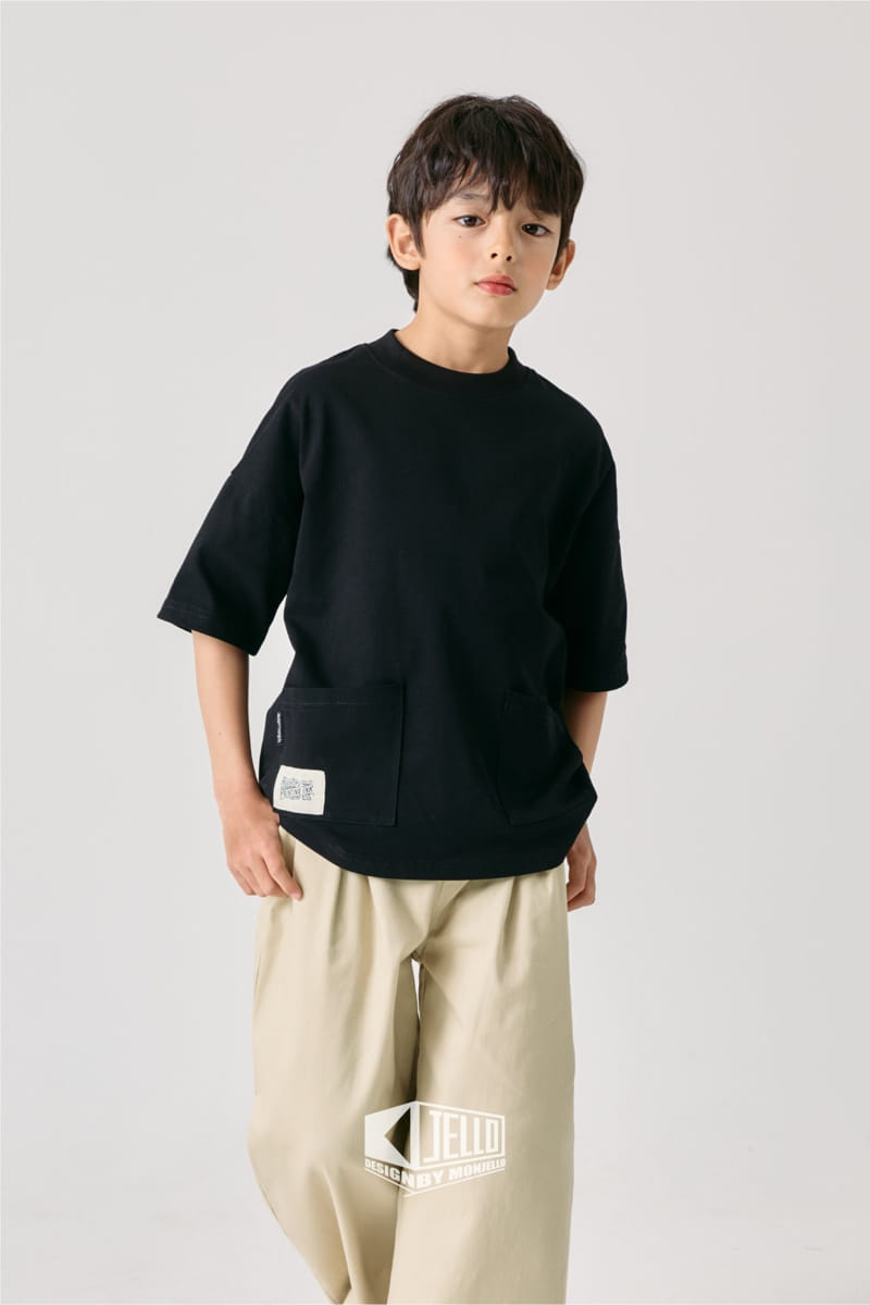 Monjello - Korean Children Fashion - #childofig - One Pocket Short Sleeve Tee - 3