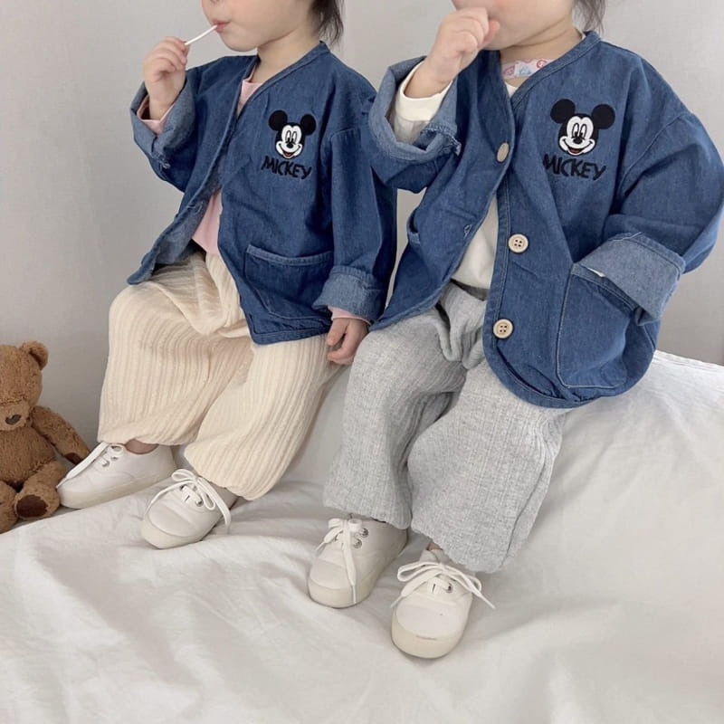 Moran - Korean Children Fashion - #Kfashion4kids - M Denim Jacket - 10