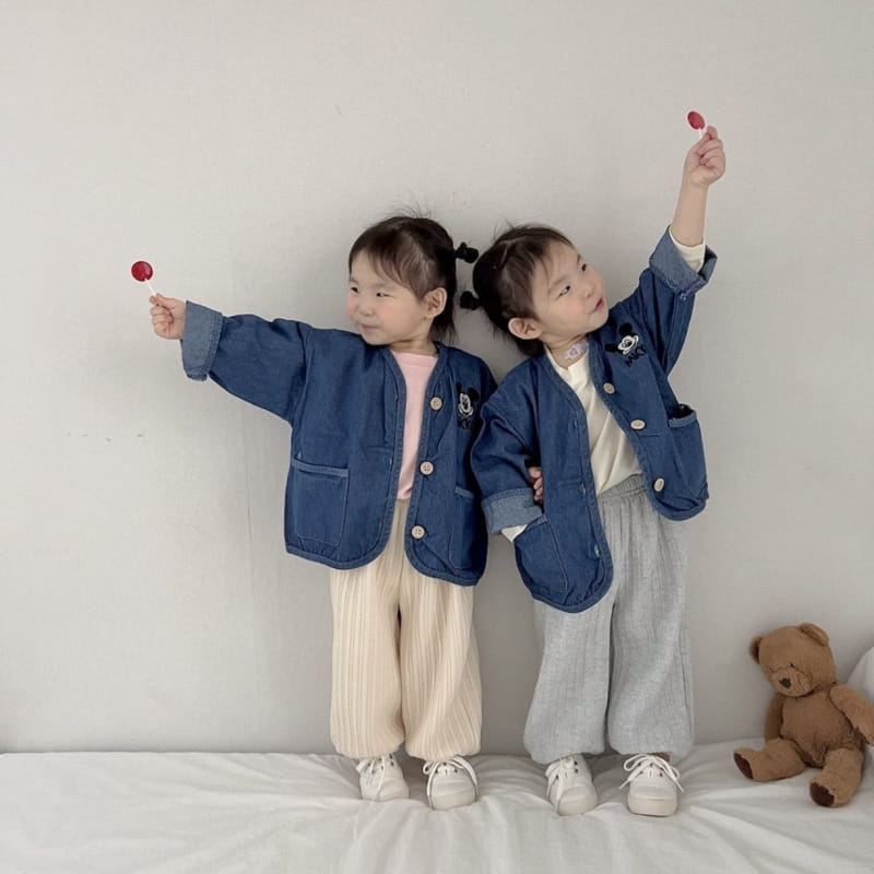 Moran - Korean Children Fashion - #childrensboutique - M Denim Jacket - 3