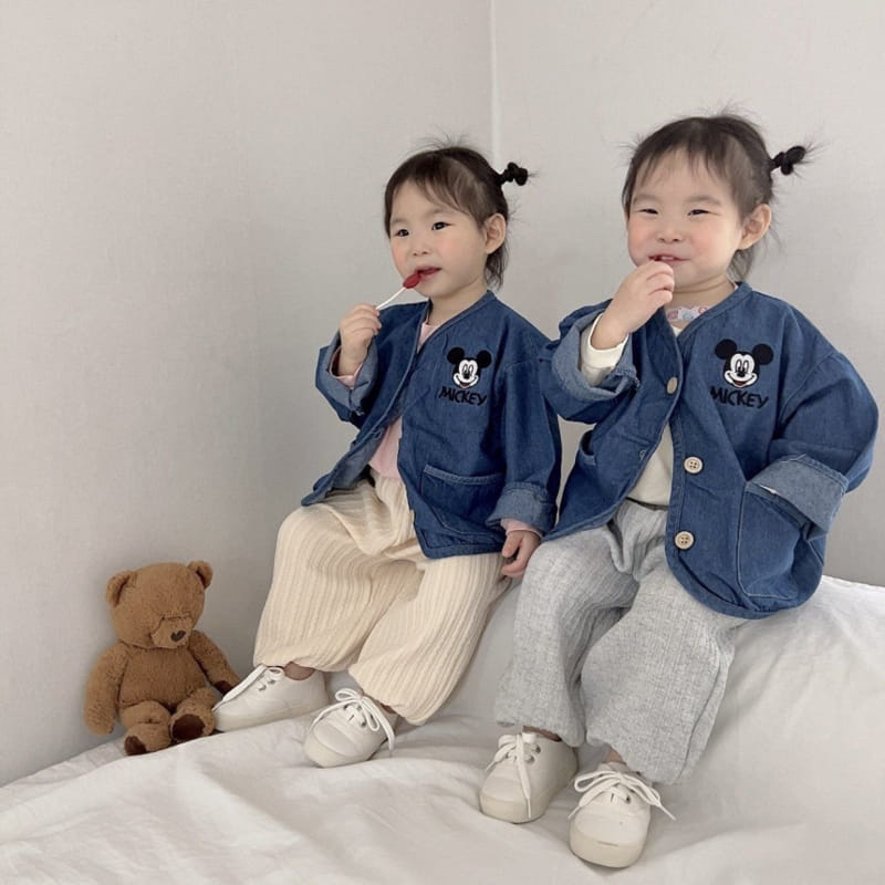 Moran - Korean Children Fashion - #kidzfashiontrend - M Denim Jacket - 9