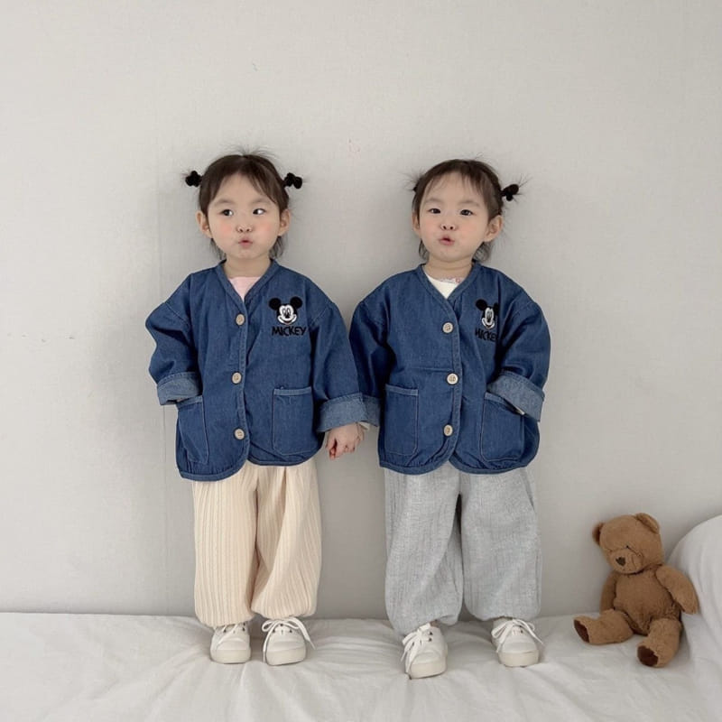 Moran - Korean Children Fashion - #stylishchildhood - M Denim Jacket