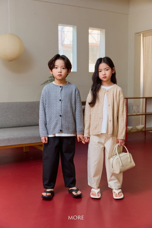 More - Korean Children Fashion - #magicofchildhood - Cable Cardigan - 7