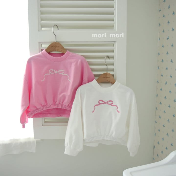 Mori Mori - Korean Children Fashion - #designkidswear - Beni Ribbon Tee - 2