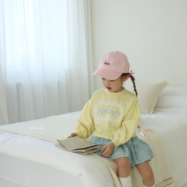 Mori Mori - Korean Children Fashion - #fashionkids - Lace Crop Tee - 5