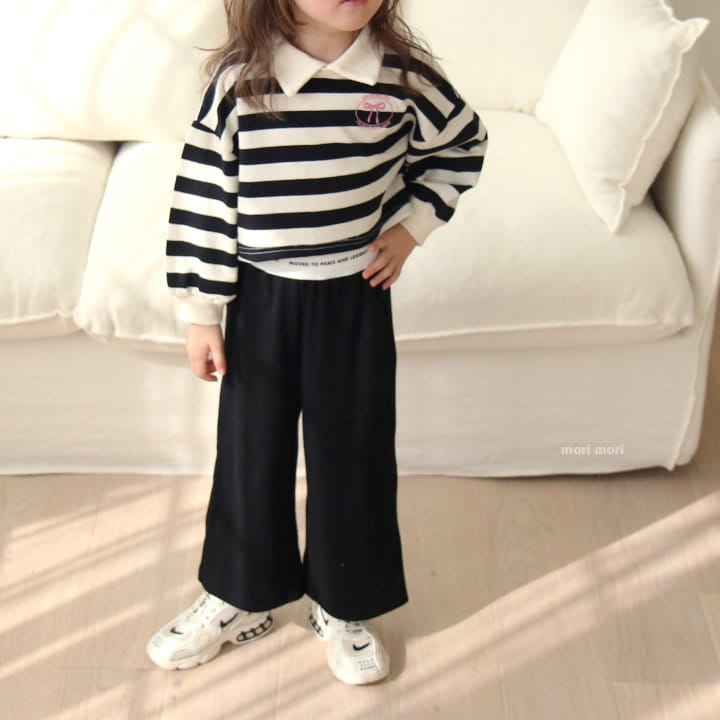 Mori Mori - Korean Children Fashion - #fashionkids - Tan Tan Wide Pants - 2