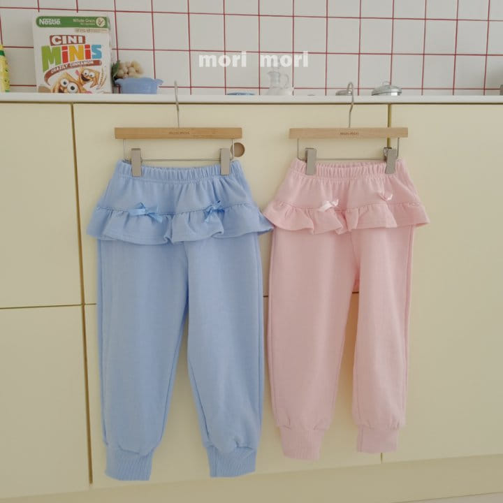 Mori Mori - Korean Children Fashion - #kidsshorts - Frill Jogger - 2