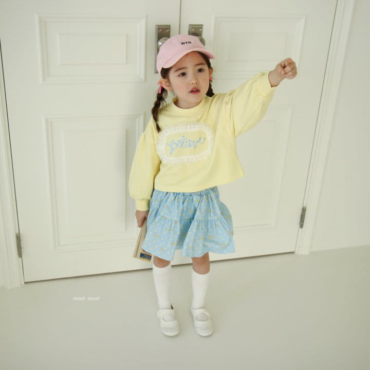 Mori Mori - Korean Children Fashion - #kidsstore - Lace Crop Tee - 7