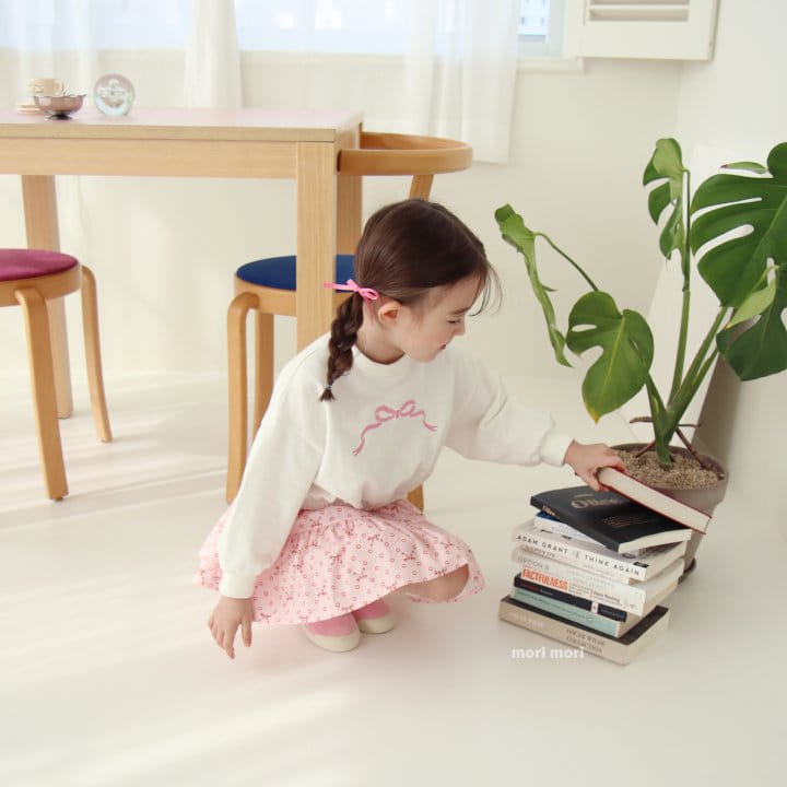 Mori Mori - Korean Children Fashion - #kidsstore - Beni Ribbon Tee - 6