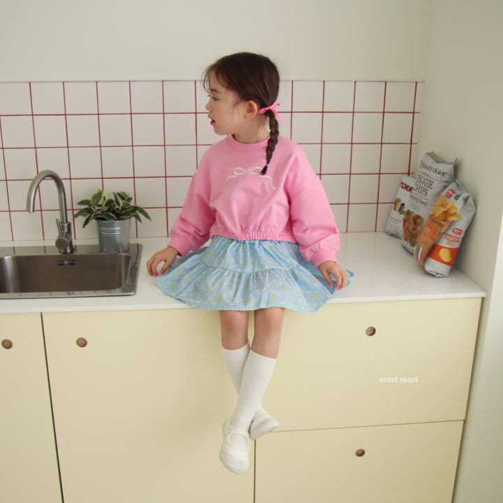 Mori Mori - Korean Children Fashion - #littlefashionista - Ribbon Kan Kan Skirt - 3