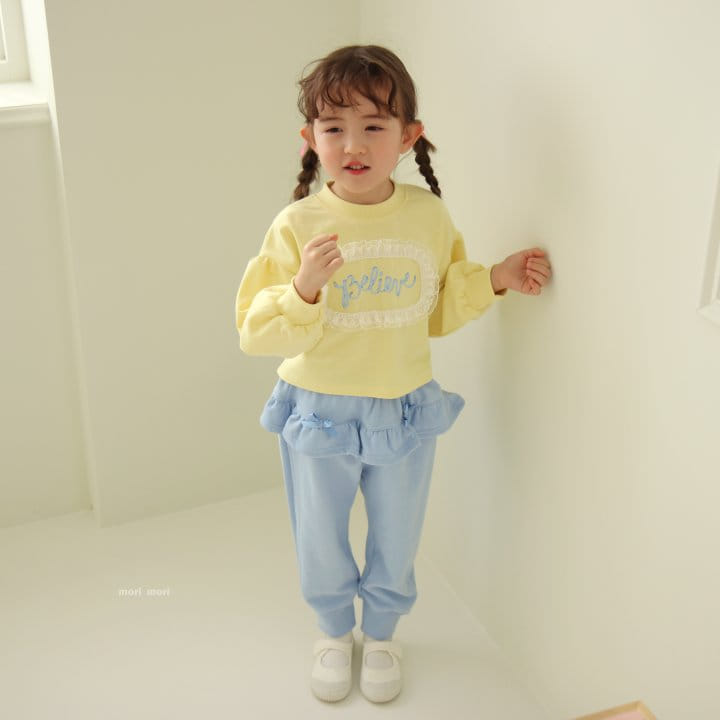 Mori Mori - Korean Children Fashion - #magicofchildhood - Frill Jogger - 7