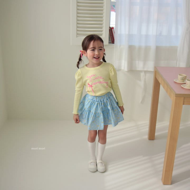 Mori Mori - Korean Children Fashion - #prettylittlegirls - Ribbon Kan Kan Skirt - 6