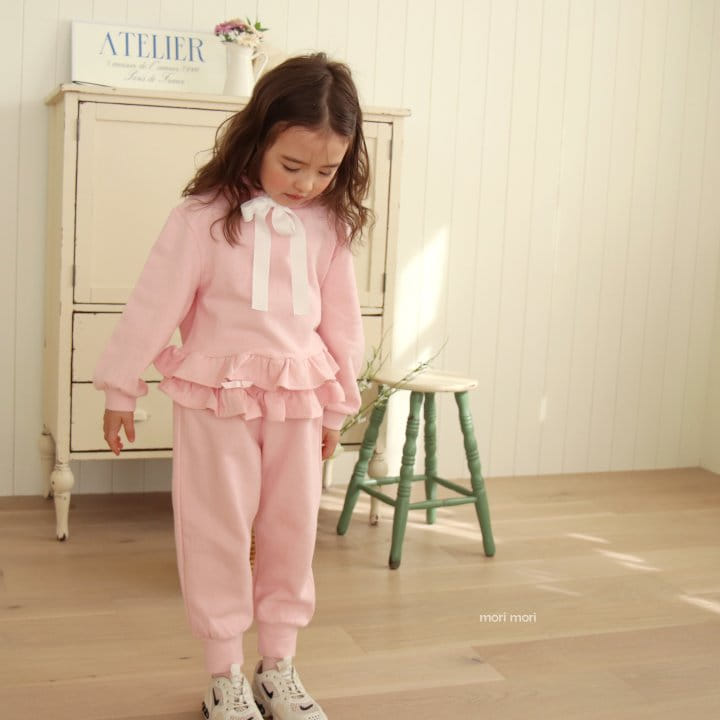 Mori Mori - Korean Children Fashion - #todddlerfashion - Frill Jogger - 10