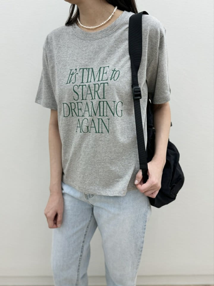 Most - Korean Women Fashion - #restrostyle - Time Tee - 3