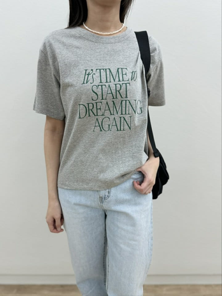 Most - Korean Women Fashion - #restrostyle - Time Tee - 4