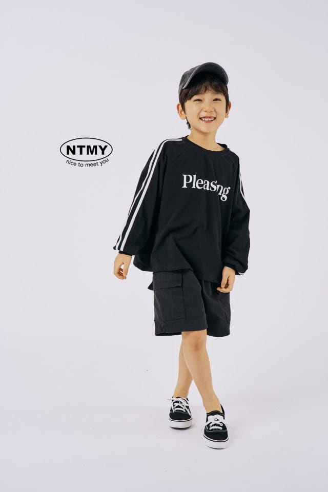 Nice To Meet You - Korean Children Fashion - #kidsshorts - Pleasing Raglan Tee - 5