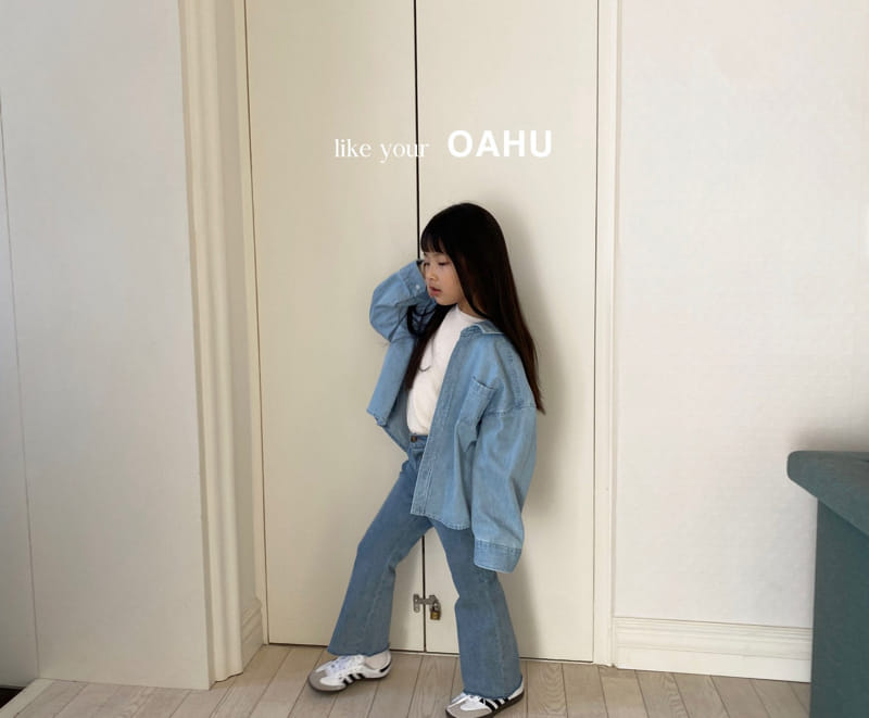 O'Ahu - Korean Children Fashion - #childrensboutique - Riri Boots Cut Denim Pants - 3