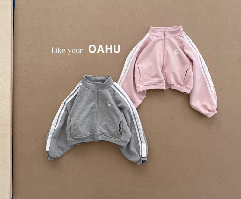 O'Ahu - Korean Children Fashion - #kidsstore - Sugar Line Short Zip Up