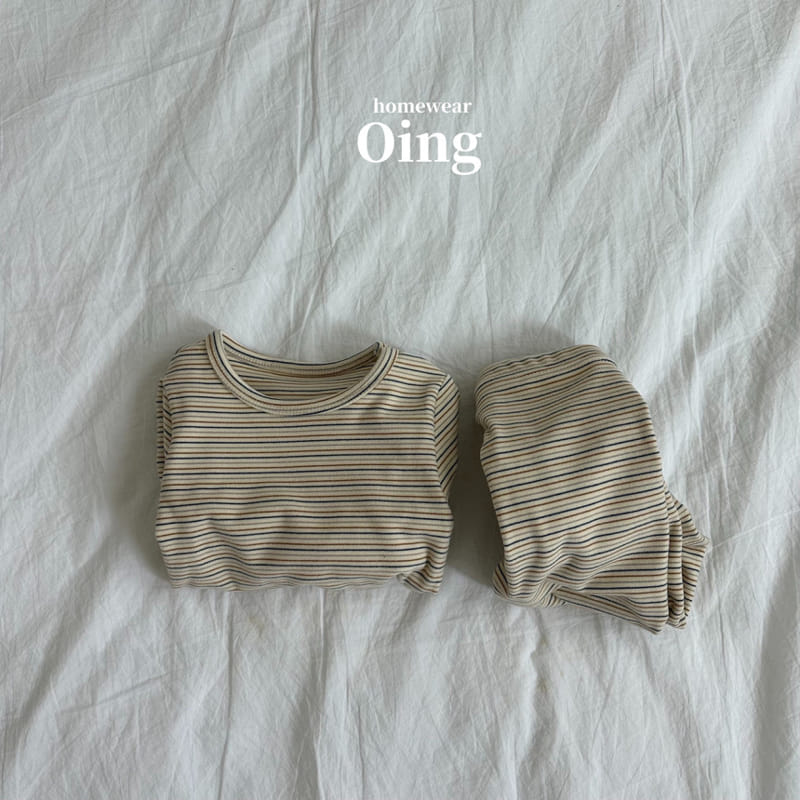 Oing - Korean Children Fashion - #Kfashion4kids - Smooth Top Bottom Set - 6