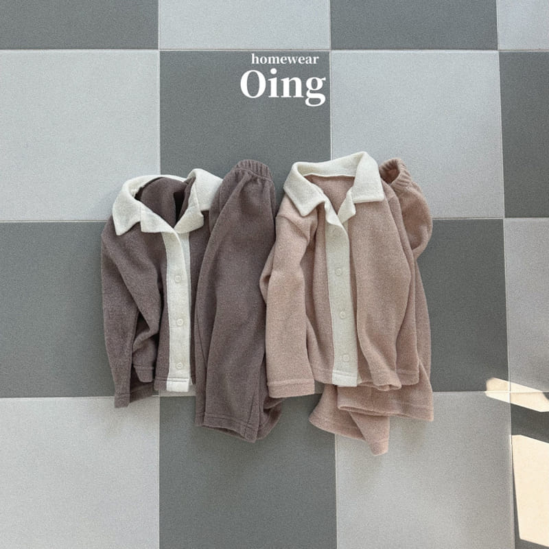 Oing - Korean Children Fashion - #kidzfashiontrend - Minishell Top Bottom Set