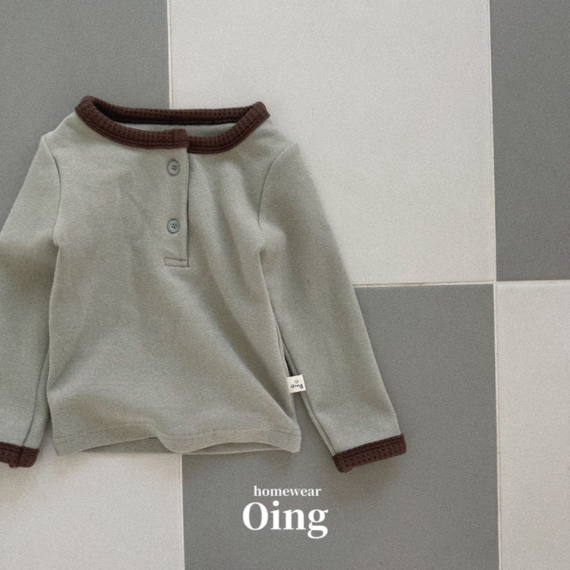 Oing - Korean Children Fashion - #prettylittlegirls - Poby Button Top Bottom Set - 8