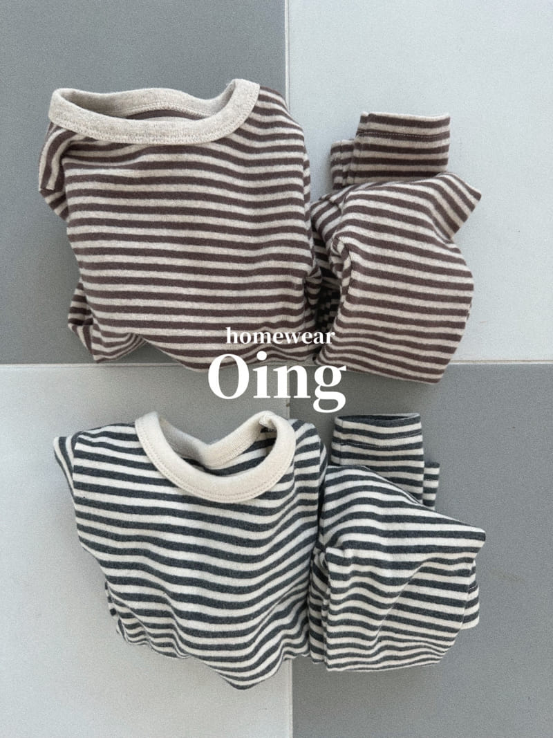 Oing - Korean Children Fashion - #stylishchildhood - ST Color Top Bottom Set - 3