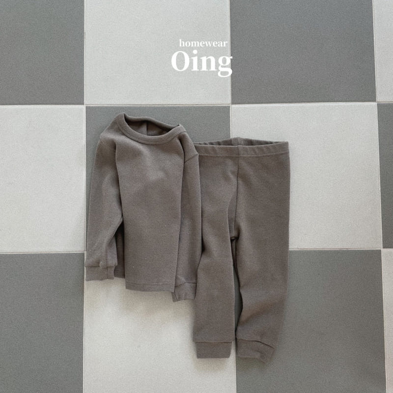 Oing - Korean Children Fashion - #todddlerfashion - Mellow Top Bottom Set - 3