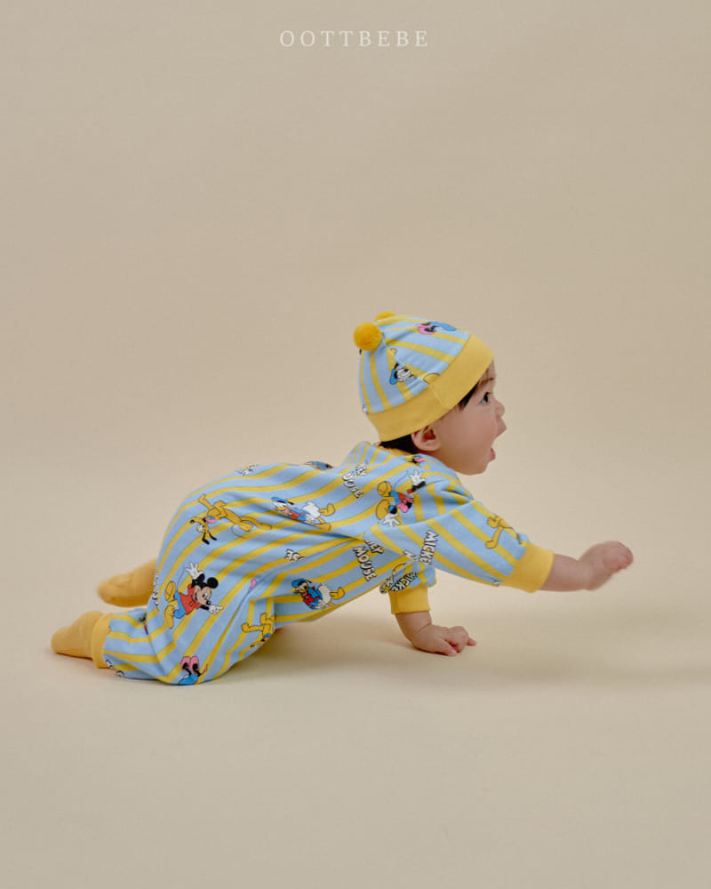 Oott Bebe - Korean Baby Fashion - #babyclothing - World D Body Suit - 10