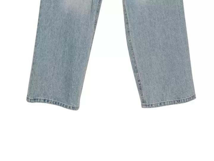 Paper Moon - Korean Women Fashion - #momslook - Wrap Detail Wide Denim Jeans - 10